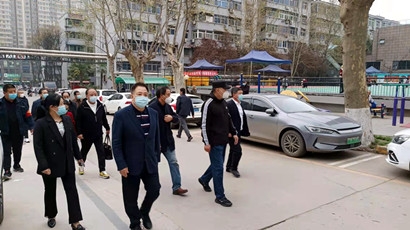 集團領導金輝一行赴陜西陜鋼物業資產管理有限公司調研