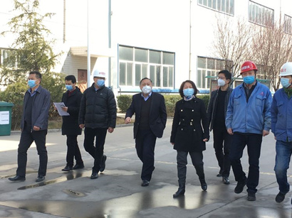 【陜重有限】市國資委巡視員許一雙一行檢查、指導(dǎo)陜重公司疫情防控工作